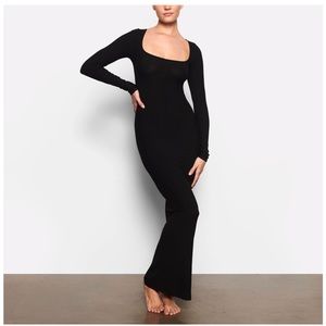 Soft lounge long sleeve dress